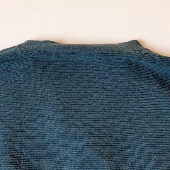 Stylish Teal Open Cardigan - Picture 6 of 17